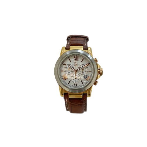 GC Gents Chronograph watch on Brown Leather strap ref I41501G1