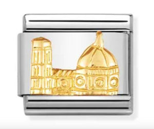 Nomination Classic 18K Gold Florence Duomo Charm 030123/07