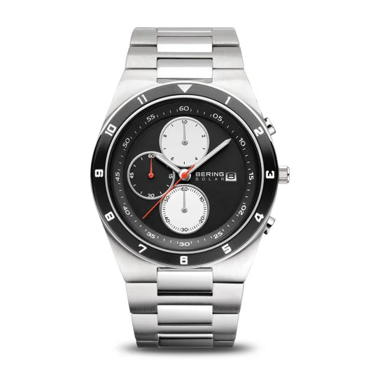 Bering Gents Stainless Steel Solar Multi Function bracelet watch 34440-702