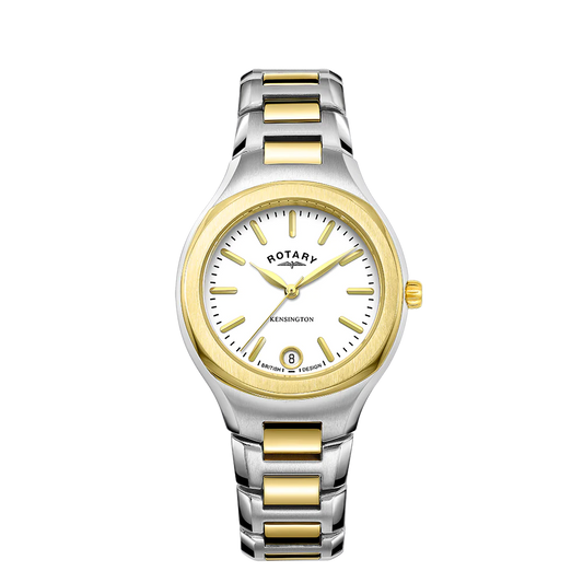 LB05107/02 Rotary Ladies Kensington 2 tone with date bracelet watch