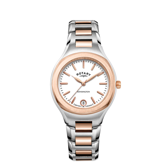 LB05108/02 Rotary Ladies Kensington 2 tone S/S bracelet watch £259