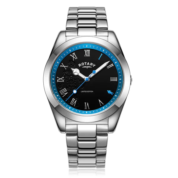 Limited Edition ROTARY X PROSTATE CANCER UK - 1IN4 - S/Steel Bracelet Watch