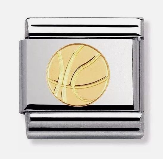 Nomination Classic 18K Sports Collection Basket Ball Charm 030106/12