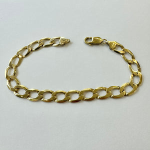 9ct Yellow Gold Loose Link Bracelet Pre Loved