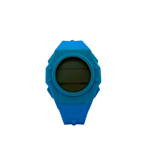 47072/B Storm Blue Digital Automatic on silicone strap watch £90