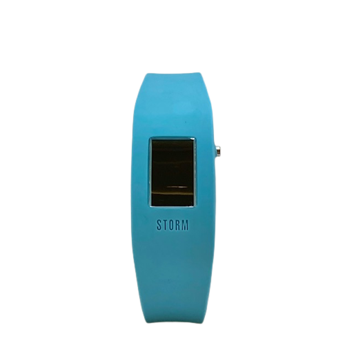 47078/AQ Storm Digi Aqua Silicone strap watch