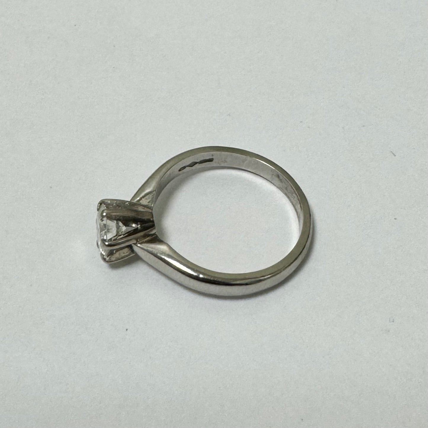 Platinum & Diamond Solitaire Ring  - Pre-Loved Ref PLR61