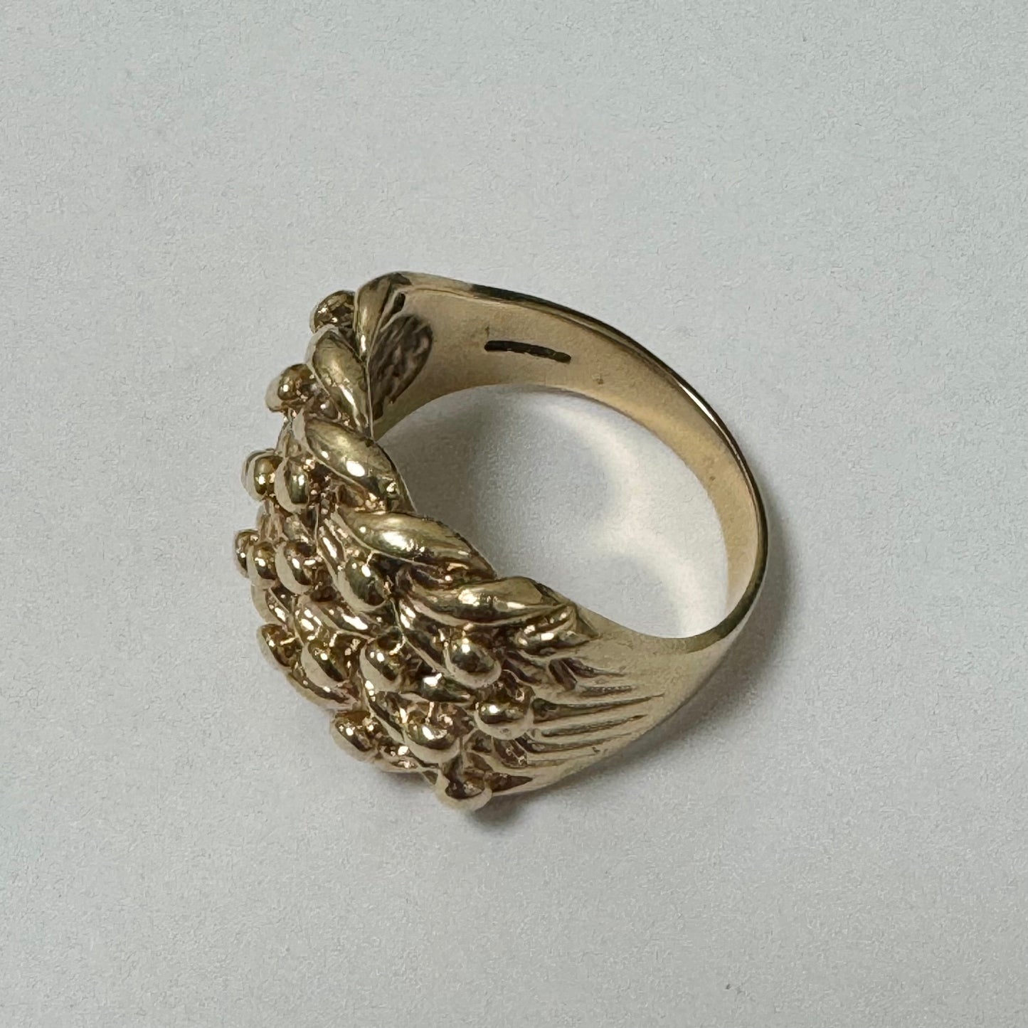 9ct Yellow Gold Keeper ring 14.5g  - Pre-Loved Ref PLR88