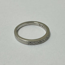 Load image into Gallery viewer, Platinum Diamond Half Eternity Ring - Pre Loved Ref PLR113
