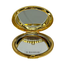 Load image into Gallery viewer, Stratton 6181287 gold Plated Stone Set Double Compact mirror £30
