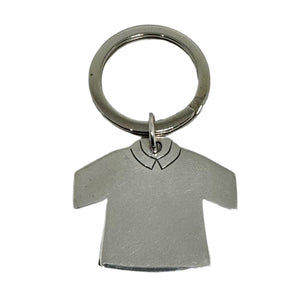 9098 Silver Shirt Key ring