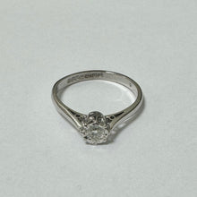 Load image into Gallery viewer, 18ct White Gold Diamond Solitaire Ring  - Pre-Loved Ref PLR118
