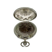 Load image into Gallery viewer, CHR1078 Woodford Chrome Skeleton movement Pocket watch
