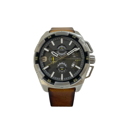 DIESEL DZ4393 Mens Heavyweight Chronograph Watch on Tan Leather Strap £219