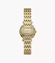 Load image into Gallery viewer, ES4735 Three-Hand Gold-Tone Stainless-Steel Mother of Pearl Face Watch
