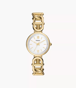 ES5272 Carlie Three-Hand Gold-Tone Stainless Steel Watch