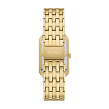 Load image into Gallery viewer, FOSSIL  Raquel Three-Hand Date Gold Plated Stainless Steel Watch ES5304
