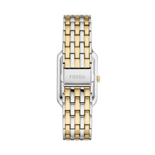 Load image into Gallery viewer, FOSSIL Raquel Three-Hand Date 2 Tone Stainless Steel Bracelet Watch ES5305
