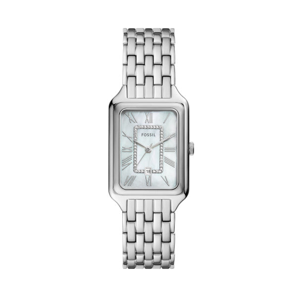 FOSSIL Raquel Three-Hand Date Stainless Steel Bracelet Watch ES5306