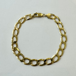 9ct Yellow Gold Loose Link Bracelet Pre Loved