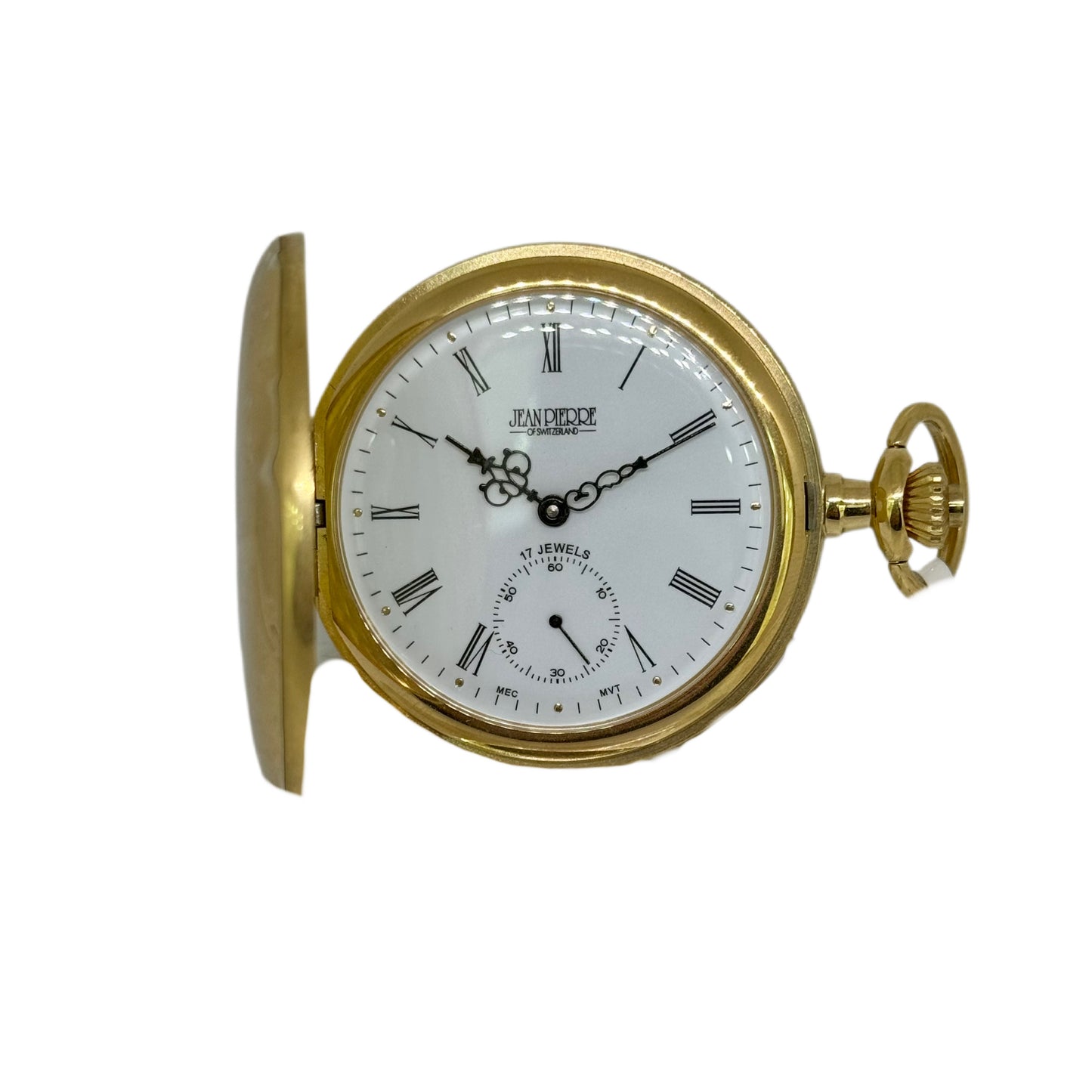 G103PM Jean Pierre Gold Plated Mechanical Pocket watch