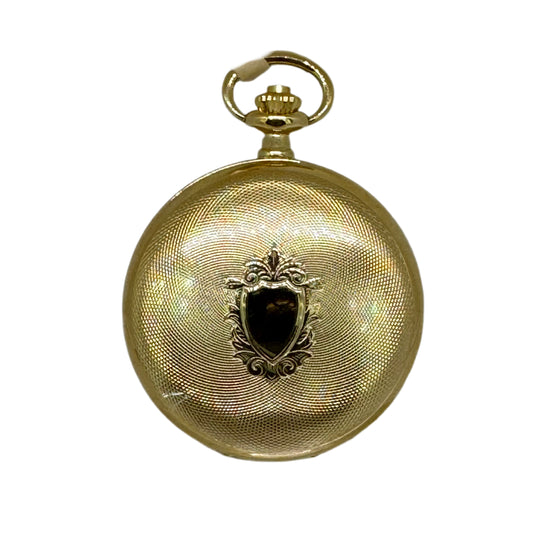 G557PQ Jean Pierre Gold Plated Quartz Pocket watch