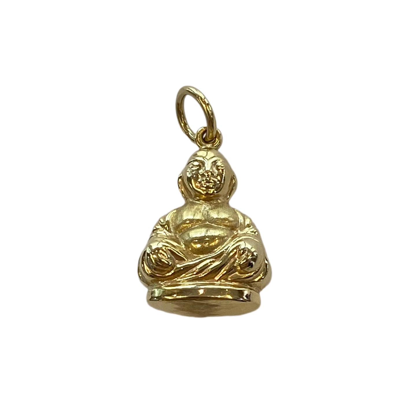 PLCH09 Pre-Loved 9ct Yellow gold Buddha charm pendant 2.8grms