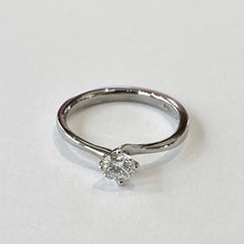 Load image into Gallery viewer, 18ct White Gold Lab Grown 0.41ct Round Brilliant Cut Diamond Solitaire Ring
