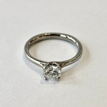 Load image into Gallery viewer, 18ct White Gold Lab Grown Round Brilliant Cut Diamond Solitaire Ring
