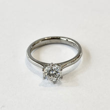 Load image into Gallery viewer, 18ct White Gold Lab Grown 1ct Round Brilliant Cut Diamond Solitaire Ring
