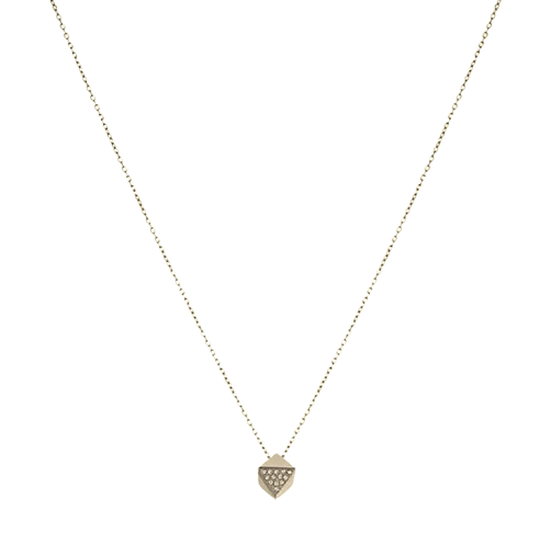 JF02000040 Fossil Stainless Steel CZ Set Pendant on Chain