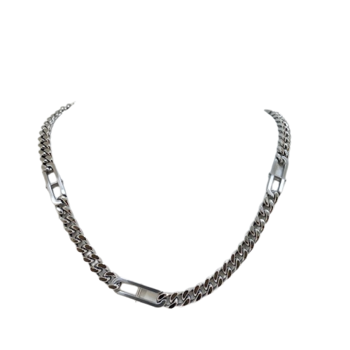 JF04356040 New Genuine Fossil D-Link Stainless Steel Chain Necklace £75