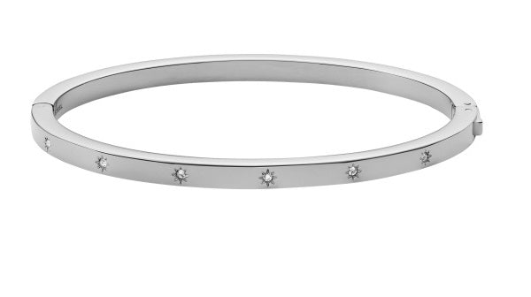 JF04420040 FOSSIL Sadie - Stainless Steel Sparkle Bangle