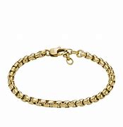 JF04561710 Fossil Gold Plated Stainless Steel Chain Style Bracelet £55