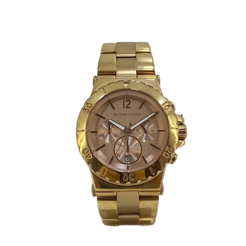 Michael Kors Dylan PVD Gold Plated Steel Bracelet Watch MK5314