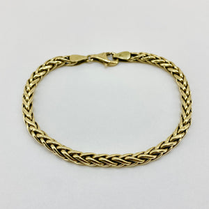 9ct Yellow Gold Fancy Link Bracelet Pre Loved