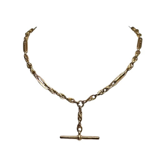 Rose gold fob discount chain