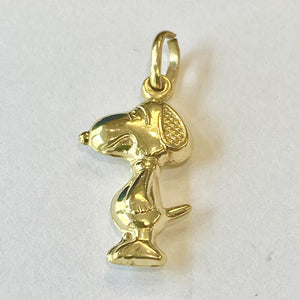 PLCH06 Pre-Loved 9ct Snoopy/Dog pendant charm