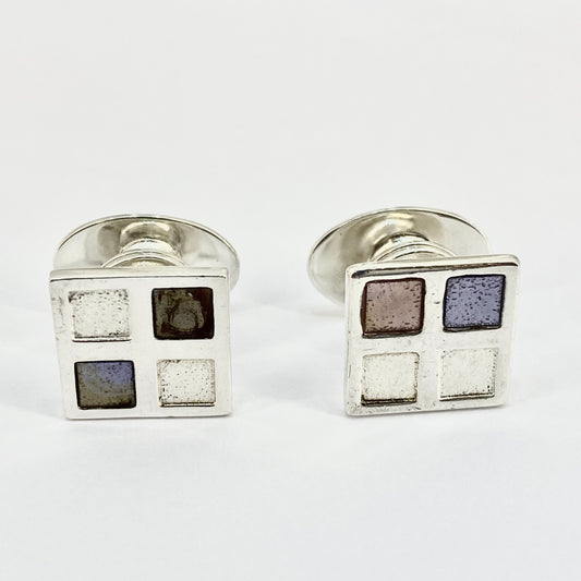 Silver Square Cufflinks Pre-Loved