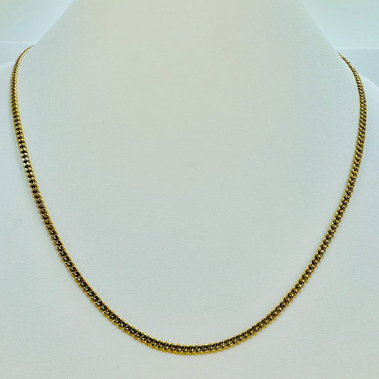 PLN20 9ct Yellow Gold 18'' Curb Chain 6.4g  Pre Loved