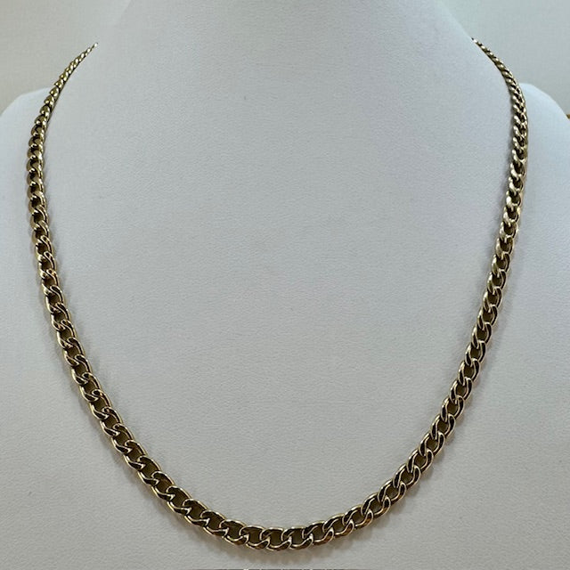 9ct Yellow Gold Curb Link Chain Pre-Loved