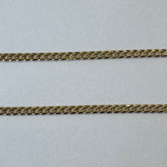 PLN27 9ct Yellow Gold Curb Link Chain Pre Loved