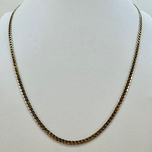 PLN27 9ct Yellow Gold Curb Link Chain Pre Loved