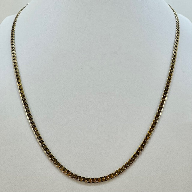 PLN27 9ct Yellow Gold Curb Link Chain Pre Loved