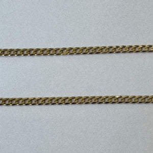 PLN27 9ct Yellow Gold Curb Link Chain Pre Loved