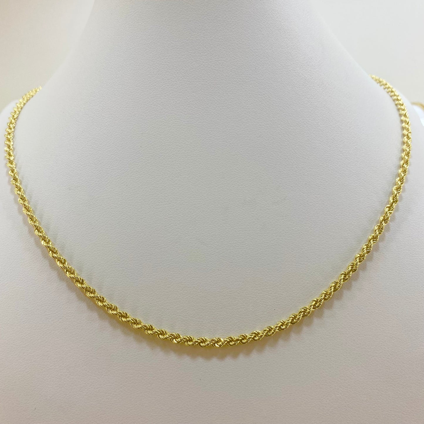 18ct Yellow Gold Rope Link Chain Pre-Loved