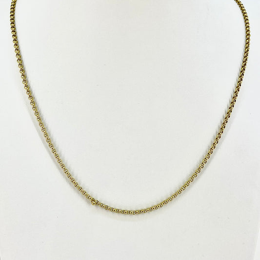 9ct Yellow Gold Belcher Chain Pre Loved