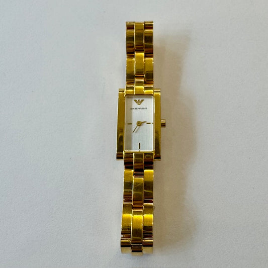 Pre-Loved Armani Ladies Gold Colour Watch