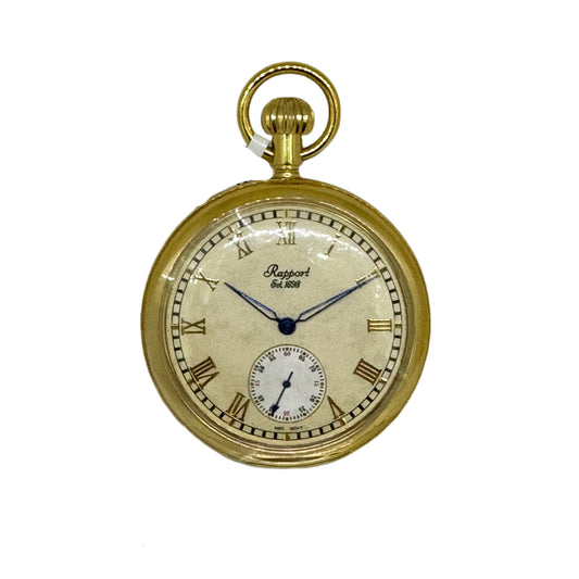 PW76 Rapport Mechanical 17Jewel Open Face Pocket Watch