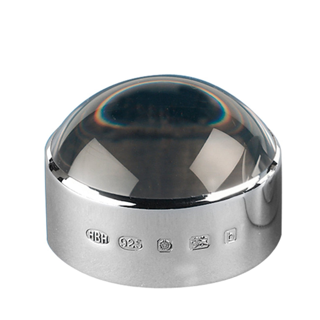 8477 Silver hallmarked Small Magnifying Glass paper weight